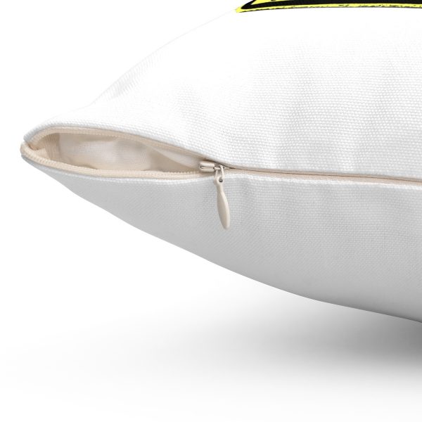 Yellow Dub Siren Square Pillow - Image 3