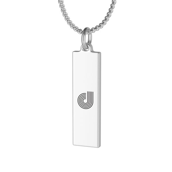 Classic "d" Single Loop Necklace - Image 14
