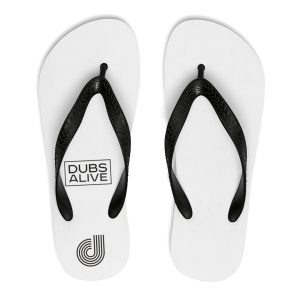 Mixed Logo Flip-Flops