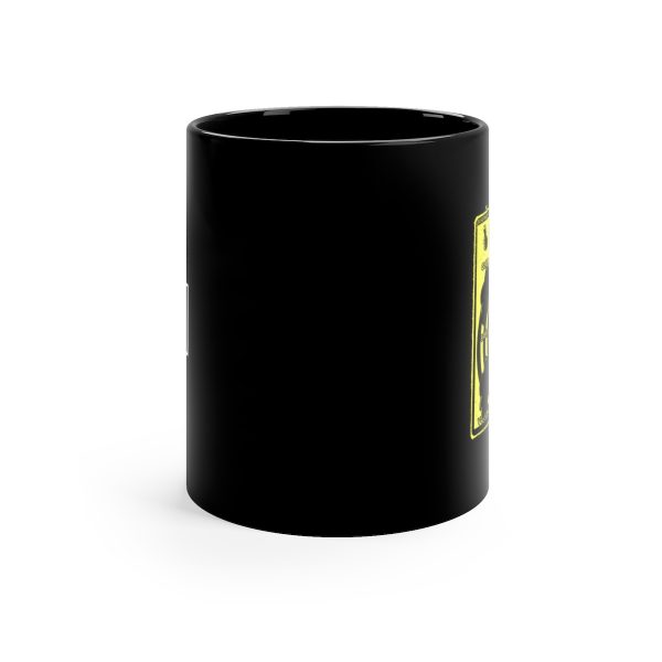 Dub Siren & Stamp Logo Black Mug (Small) - Image 2